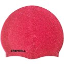 Czepek pływacki silikonowy Crowell Recycling Pearl różowy kol.3 N/A