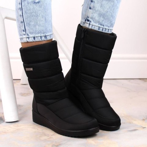 Śniegowce botki wysokie News W EVE436A czarne 40 Śniegowce botki wysokie News W EVE436A czarne 40