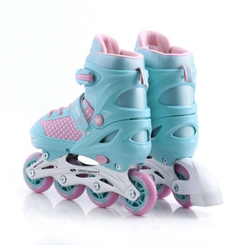 Rolki regulowane SMJ sport 2w1 Jr Lili 38-41 Rolki regulowane SMJ sport 2w1 Jr Lili 38-41
