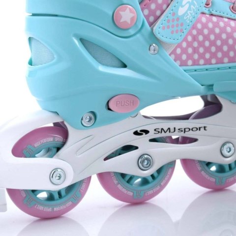 Rolki regulowane SMJ sport 2w1 Jr Lili 38-41 Rolki regulowane SMJ sport 2w1 Jr Lili 38-41