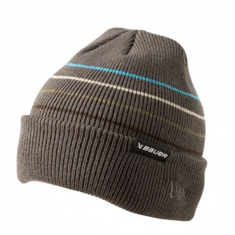Czapka zimowa Bauer NE Striped Toque Jr 1062330 szary Czapka zimowa Bauer NE Striped Toque Jr 1062330 szary