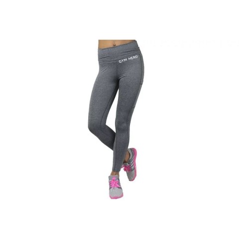Legginsy GymHero Leggins W PUSHUP-GREY S Legginsy GymHero Leggins W PUSHUP-GREY S