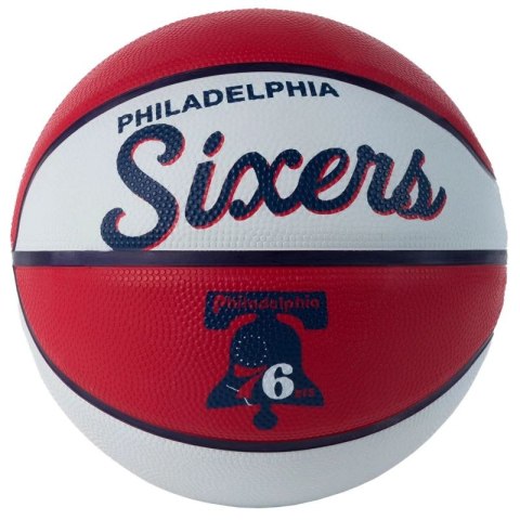 Piłka Wilson Team Retro Philadelphia 76ers Mini Ball WTB3200XBPHI 3 Piłka Wilson Team Retro Philadelphia 76ers Mini Ball WTB3200XBPHI 3