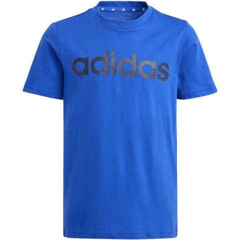 Koszulka adidas Essentials Linear Logo Cotton Tee Jr IB4090 152cm Koszulka adidas Essentials Linear Logo Cotton Tee Jr IB4090 152cm