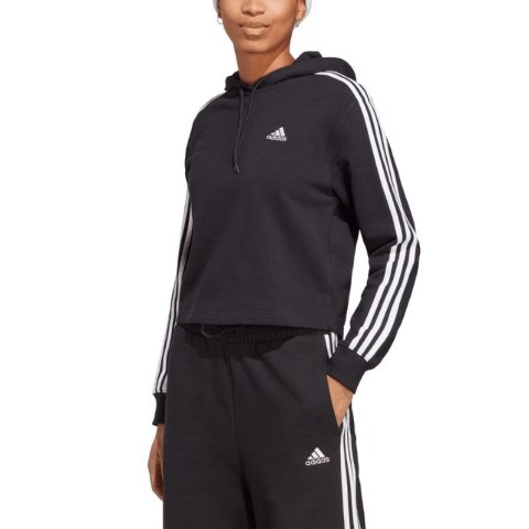 Bluza adidas Essentials 3-Stripes French Terry Crop Hoodie W IC8767 S Bluza adidas Essentials 3-Stripes French Terry Crop Hoodie W IC8767 S