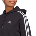 Bluza adidas Essentials 3-Stripes French Terry Crop Hoodie W IC8767 S