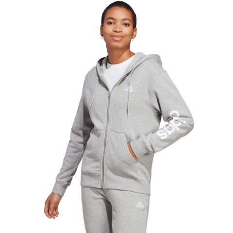 Bluza adidas Essentials Linear Full-Zip French Terry Hoodie W IC6866 S Bluza adidas Essentials Linear Full-Zip French Terry Hoodie W IC6866 S