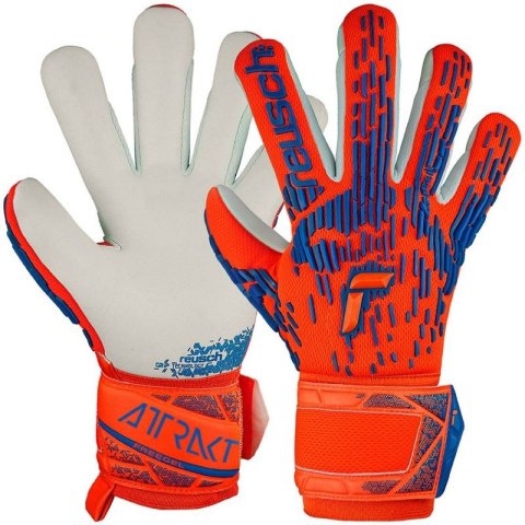 Rękawice bramkarskie Reusch Attrakt Freegel Silver Jr 5472235 2210 7,5 Rękawice bramkarskie Reusch Attrakt Freegel Silver Jr 5472235 2210 7,5