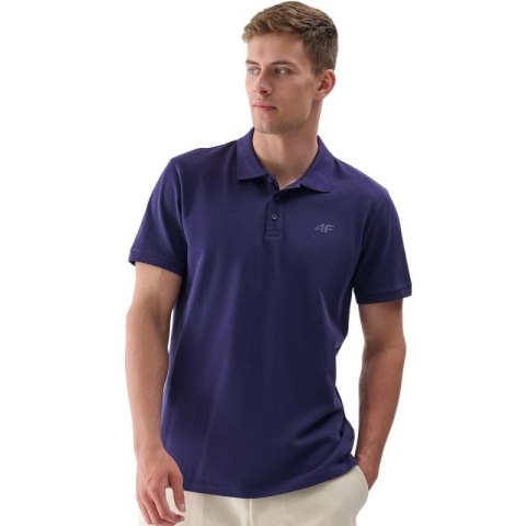 Koszulka polo 4F M 4FWSS24TPTSM130 31S S Koszulka polo 4F M 4FWSS24TPTSM130 31S S