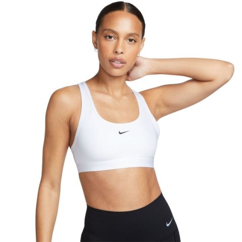 Stanik sportowy Nike Swoosh Light Support W DX6817-100 L (173cm) Stanik sportowy Nike Swoosh Light Support W DX6817-100 L (173cm)