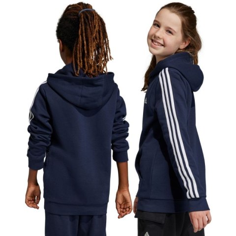 Bluza adidas Essentials 3-Stripes Fleece Full-Zip Hoodie Jr IC0600 152cm Bluza adidas Essentials 3-Stripes Fleece Full-Zip Hoodie Jr IC0600 152cm