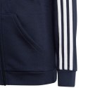 Bluza adidas Essentials 3-Stripes Fleece Full-Zip Hoodie Jr IC0600 164cm