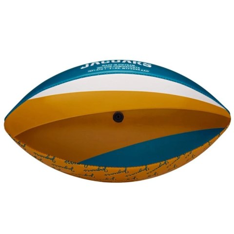 Piłka Wilson NFL Team Peewee Jacksonville Jaguars Mini Ball Jr WTF1523XBJX 7 Piłka Wilson NFL Team Peewee Jacksonville Jaguars Mini Ball Jr WTF1523XBJX 7