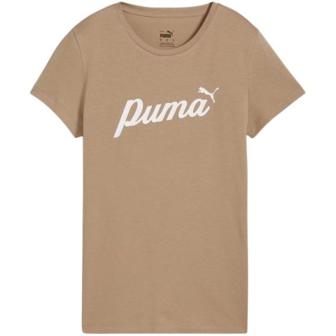 Koszulka damska Puma ESS+Script beżowa 679315 67 L Koszulka damska Puma ESS+Script beżowa 679315 67 L