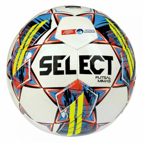 Piłka halowa SELECT Futsal Mimas FOGO Ekstraklasa FIFA Basic biała Futsal