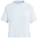 Koszulka adidas Essentials 3-Stripes Single Jersey Crop Top W IS1568 L
