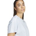 Koszulka adidas Essentials 3-Stripes Single Jersey Crop Top W IS1568 L