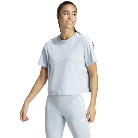 Koszulka adidas Essentials 3-Stripes Single Jersey Crop Top W IS1568 M Koszulka adidas Essentials 3-Stripes Single Jersey Crop Top W IS1568 M