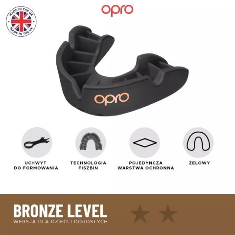 Ochraniacz szczęki Opro UFC Bronze GEN2 1234_stm czarny Senior Ochraniacz szczęki Opro UFC Bronze GEN2 1234_stm czarny Senior
