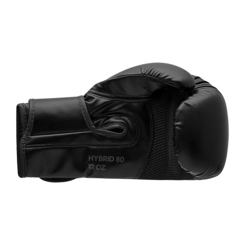 Rękawice bokserskie adidas Hybrid 80 czarne 12 oz Rękawice bokserskie adidas Hybrid 80 czarne 12 oz