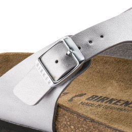 Japonki damskie srebrne Birkenstock Gizeh Birko-Flor narrow wąskie (0043853) 36.0