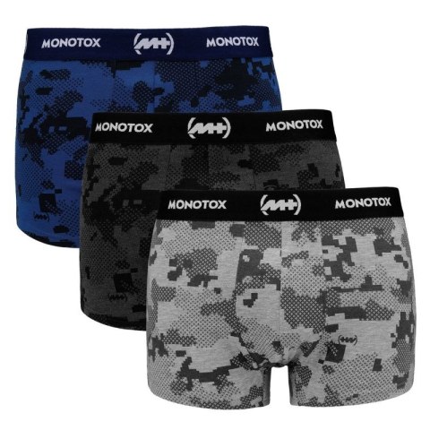 Bokserki Monotox Basics Boxer Brief 3-pak M MX21065 M Bokserki Monotox Basics Boxer Brief 3-pak M MX21065 M
