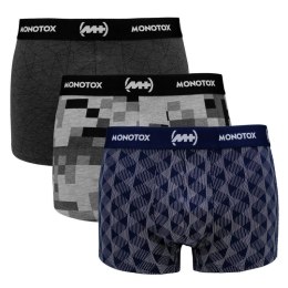 Bokserki Monotox Basics Boxer Brief 3-pak M MX21066 M
