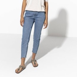 Japonki damskie Birkenstock Gizeh Stone Birko-Flor narrow na wąską stopę szare (0043393) 38.0