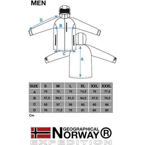 Kurtka Geographical Norway Techno Softshell M WU6068-GN-BLACK M Kurtka Geographical Norway Techno Softshell M WU6068-GN-BLACK M