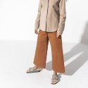 Klapki damskie/męskie ocieplane Birkenstock Arizona Shearling Stone Coin zamsz z wełną owczą narrow wąskie (1017403) 46.0