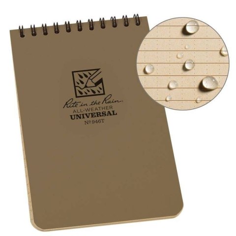 Notes wodoodporny Rite in the Rain - 4x6 - 946T Tan/12424 One size Notes wodoodporny Rite in the Rain - 4x6 - 946T Tan/12424 One size
