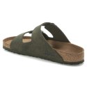Klapki Birkenstock Arizona Vegan Microfaser Regular damskie-męskie Desert Dust Thyme na szeroką stopę wegańskie (1024550) 50.0