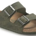 Klapki Birkenstock Arizona Vegan Microfaser Regular damskie-męskie Desert Dust Thyme na szeroką stopę wegańskie (1024550) 50.0