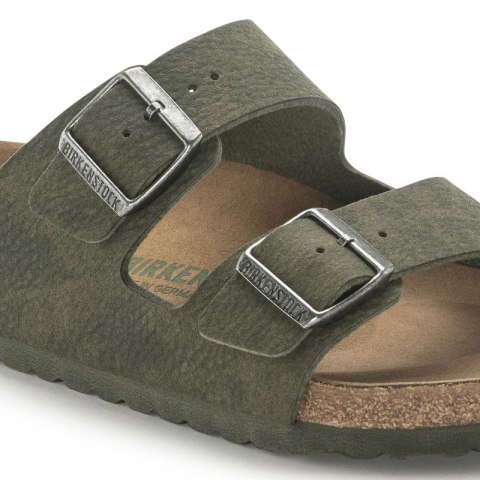 Klapki Birkenstock Arizona Vegan Microfaser Regular damskie-męskie Desert Dust Thyme na szeroką stopę wegańskie (1024550) 50.0 Klapki Birkenstock Arizona Vegan Microfaser Regular damskie-męskie Desert Dust Thyme na szeroką stopę wegańskie (1024550) 50.0