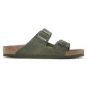 Klapki Birkenstock Arizona Vegan Microfaser Regular damskie-męskie Desert Dust Thyme na szeroką stopę wegańskie (1024550) 50.0