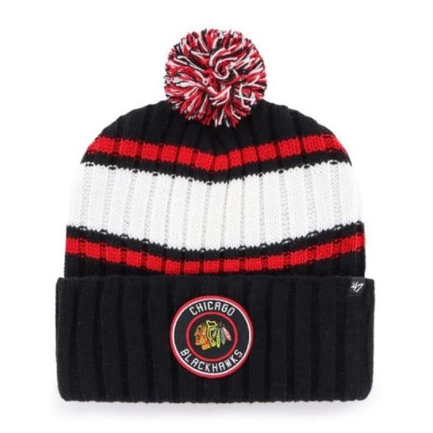 Czapka zimowa '47 NHL Plateau HPLTCF01ACE Chicago Blackhawks Czapka zimowa '47 NHL Plateau HPLTCF01ACE Chicago Blackhawks