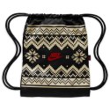 Worek, plecak Nike Drawstrng-Fair Isle FZ7287-010 czarny