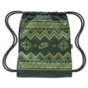 Worek, plecak Nike Drawstrng-Fair Isle FZ7287-338 zielony