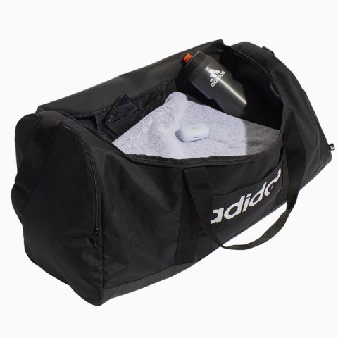 Torba adidas Linear Duffel L JE8344 czarny Torba adidas Linear Duffel L JE8344 czarny