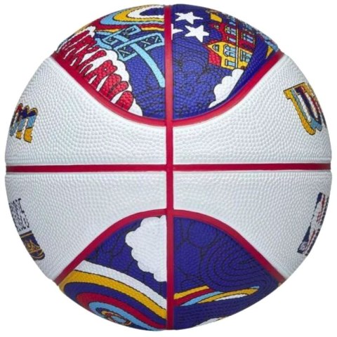 Piłka do koszykówki Wilson 2025 NBA All Star Mini Ball WZ3020201XB 3 Piłka do koszykówki Wilson 2025 NBA All Star Mini Ball WZ3020201XB 3