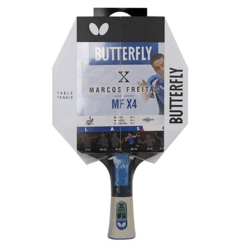 Rakietka do tenisa stołowego Butterfly Marcos Freitas MFX4 FL- wklęsły Rakietka do tenisa stołowego Butterfly Marcos Freitas MFX4 FL- wklęsły