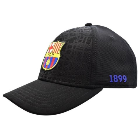 Czapka z daszkiem FC Barcelona bejsbolówka Cap Cross Black FCB 5001GEXNN OSFM