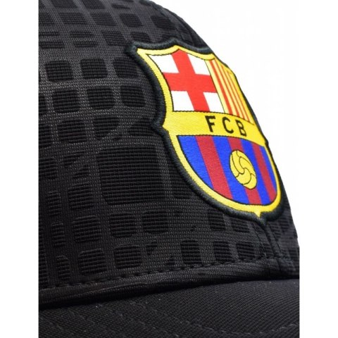 Czapka z daszkiem FC Barcelona bejsbolówka Cap Cross Black FCB 5001GEXNN OSFM