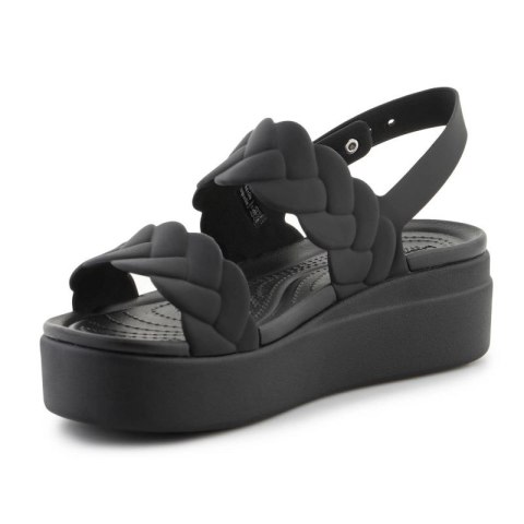 Sandały Crocs Brooklyn Woven Low Wedge W 209977-060 EU 38/39