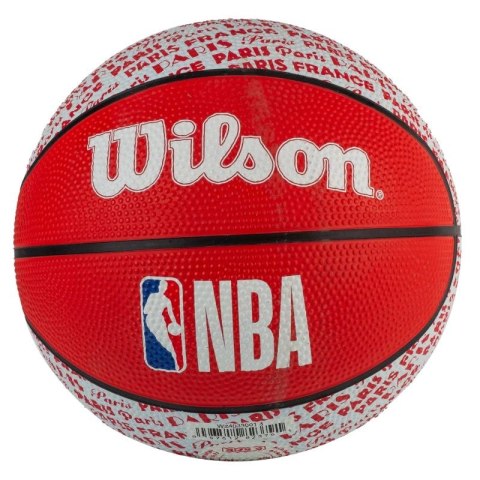 Piłka do koszykówki Wilson NBA City Paris Mini Ball WZ4033001XB 3