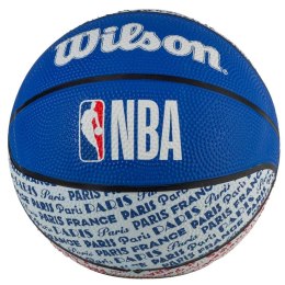 Piłka do koszykówki Wilson NBA City Paris Mini Ball WZ4033001XB 3