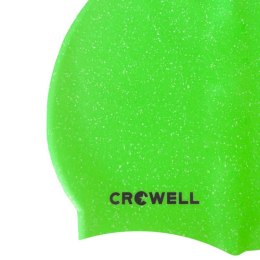 Czepek pływacki silikonowy Crowell Recycling Pearl jasnozielony kol.8 N/A