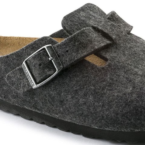 Klapki Birkenstock Boston FE Anthrazit 160371 42.0 Klapki Birkenstock Boston FE Anthrazit 160371 42.0