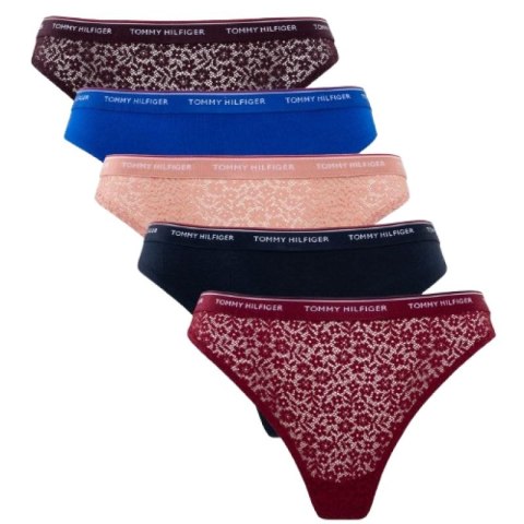 Bielizna Tommy Hilfiger 5-Pack Thong W UW0UW04995 XS Bielizna Tommy Hilfiger 5-Pack Thong W UW0UW04995 XS