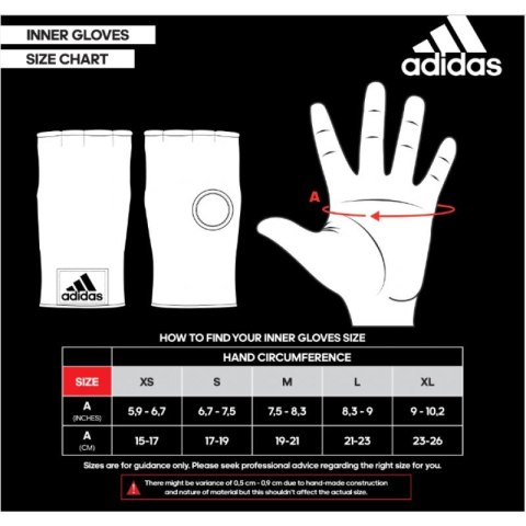 Rękawice wewnętrzne adidas Super Padded ADIBP02S xl Rękawice wewnętrzne adidas Super Padded ADIBP02S xl